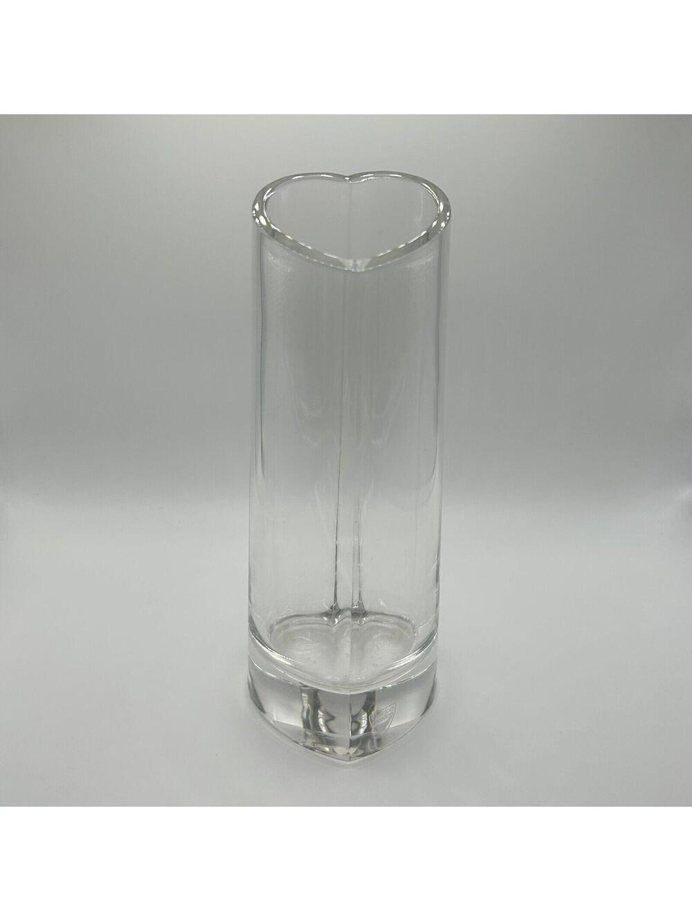 Vintage Orrefors Crystal Heart Vase (Small)